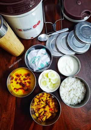 A picture of Gobi Masala: For Office Lunch Box.