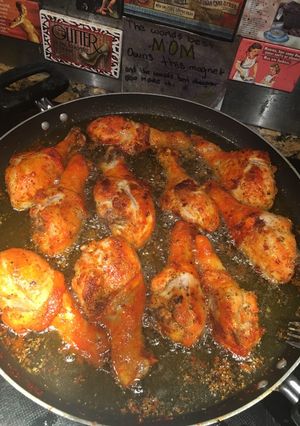 A picture of Icky Sticky Fried Chicken.