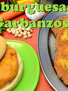 Una foto de Hamburguesas de Garbanzos