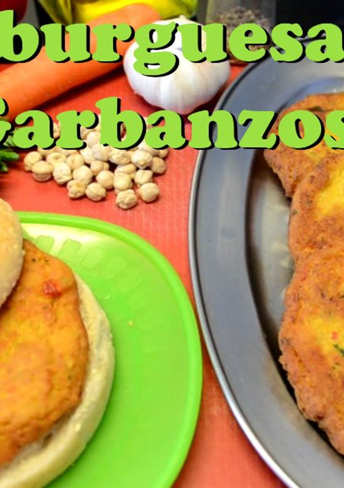Una foto de Hamburguesas de Garbanzos