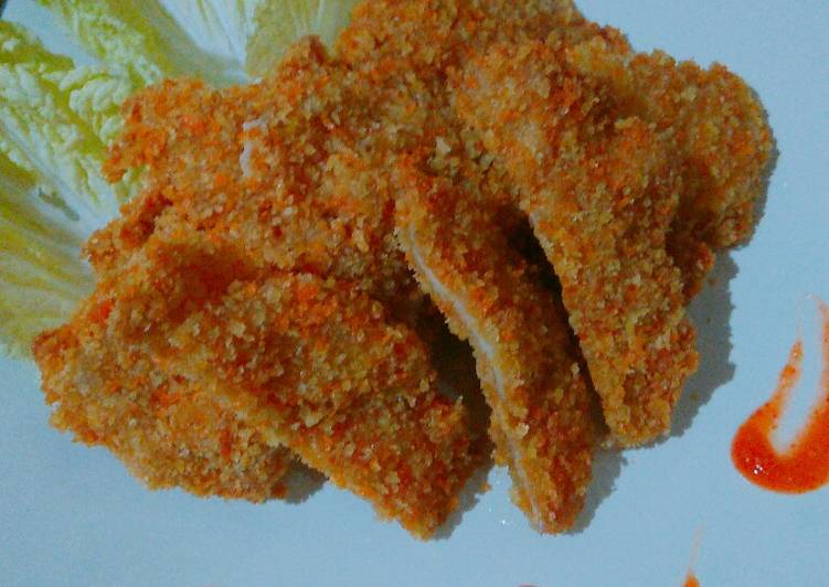 Cara Gampang Membuat Chicken Katsu Crispy #pekaninspirasi #bikinramadhanberkesan Anti Gagal