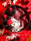 Smoothie bowl de frutos rojos