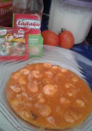 Foto resep Udang asam manis simple