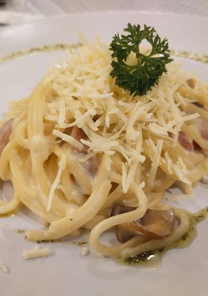 Foto resep Spaghetti cheese carbonara
