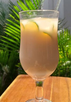 Hình của món Nước bột sắn pha quất đá.