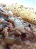 Risotto al radicchio rosso e birra