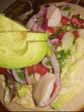 Ceviche de callo de hacha
