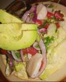 Ceviche de callo de hacha