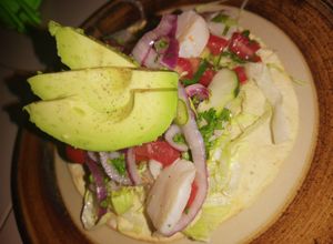 Una foto de Ceviche de callo de hacha
