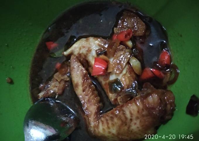 Ayam Kecap sayap