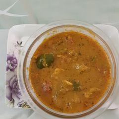 A picture of Kadahi chicken (My first recipe).