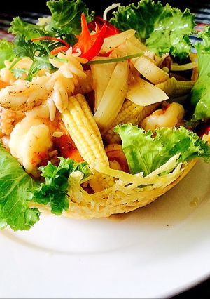 Hình của món Tổ yến xào hải sản ❤️🍽.