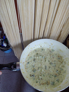 Una foto de Salsa de espárragos para acompañar pasta