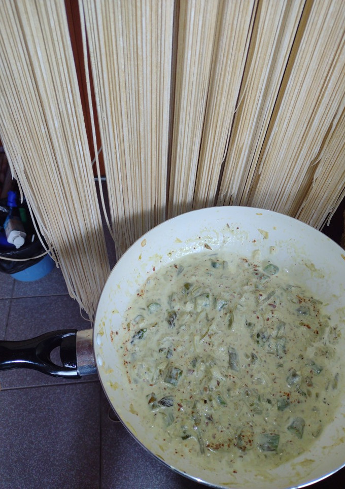 Una foto de Salsa de espárragos para acompañar pasta