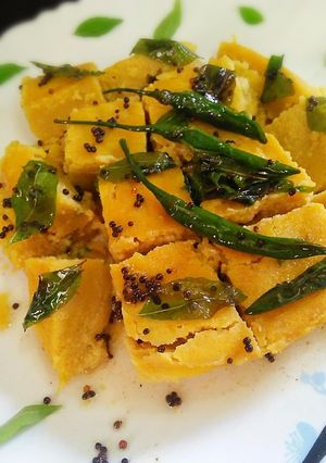 A picture of Instant Dhokla.