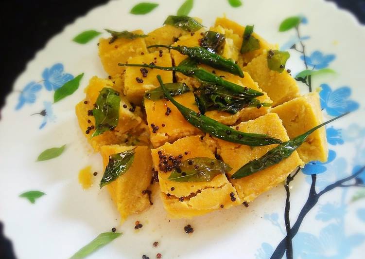 Easiest Way to Make Super Quick Homemade Instant Dhokla