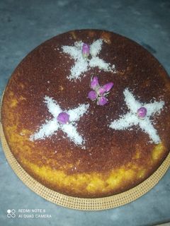 عکسی از دستور کیک یک تخم مرغی