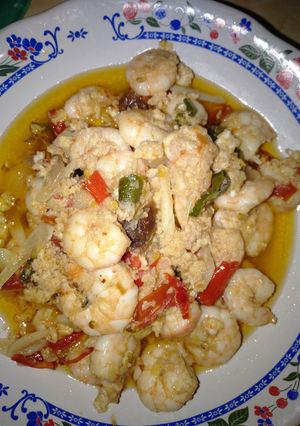 Foto resep Udang telor