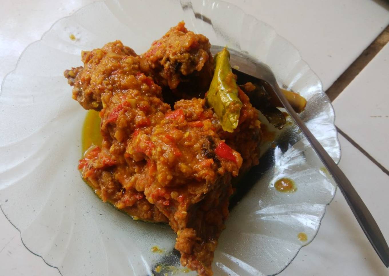 Ayam Rica Rica pedes Ala bu eko