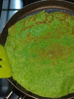 Una foto de Crepes o Panqueques de espinaca