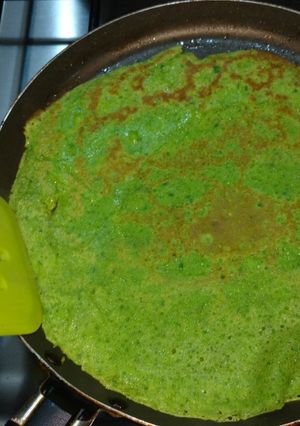 Una foto de Crepes o Panqueques de espinaca