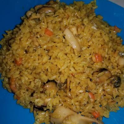 Arroz con mariscos??? Receta de ??Glory Puerto Rico?? - Cookpad