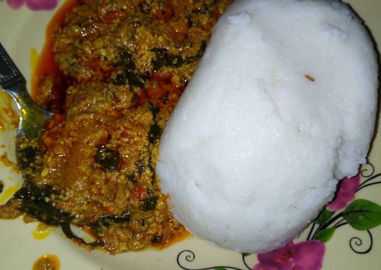 Recipe of Any-night-of-the-week Tuwo da miyan agushi