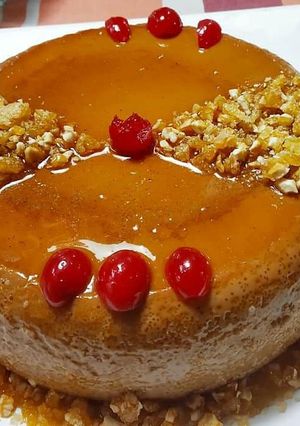 A picture of Caramel pudding.
