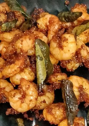 A picture of Peri Peri Prawns (shrimp).