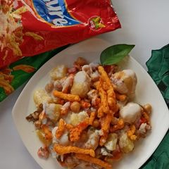 A picture of Kurkury ki Chaat.