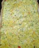 Tarta de zapallitos y zucchini, con masa integral 🥰❣️🥰❣️🥰❣️