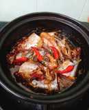 Cá sát bụng kho tiêu