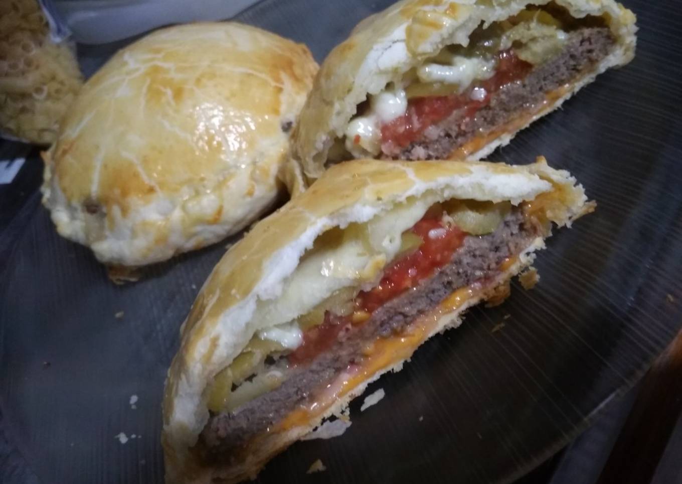Hamburguesas tipo empanadas