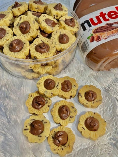 Foto resep Nutella butter cookies