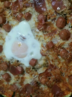 Una foto de Pizza de calabacín (sin pan)