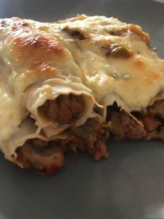Una foto de Canelones de carne