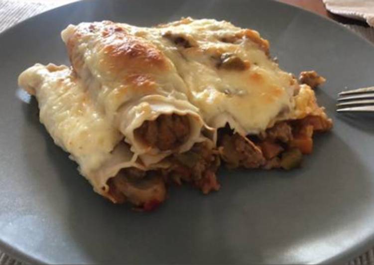 Canelones de carne