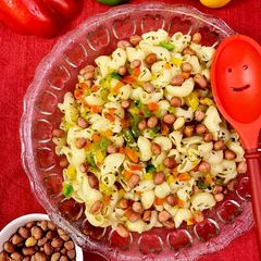 A picture of Macaroni Salad With Peanuts.