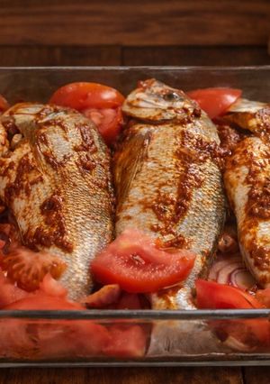 صورة لوصفة سمك دوراد 🐟🐟بالفرن