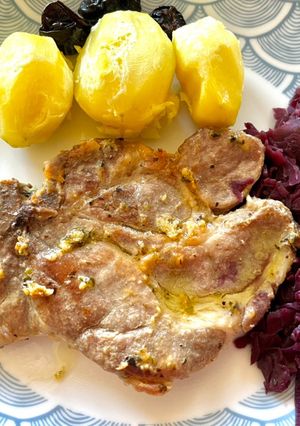 Una foto de Chuletas de Cerdo a la sureña
