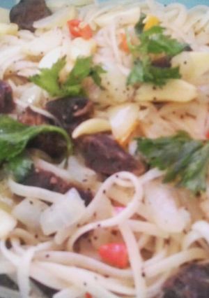 Foto resep Spagetti aglio with paru
