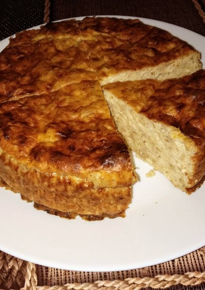 Запеканка из творога и овсянки