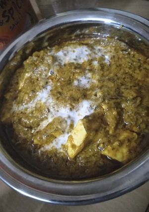 A picture of Methi malai Paneer.