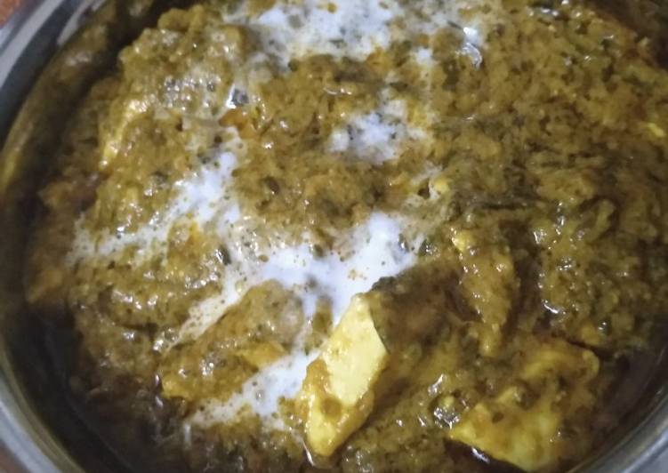 Recipe of Quick Methi malai Paneer