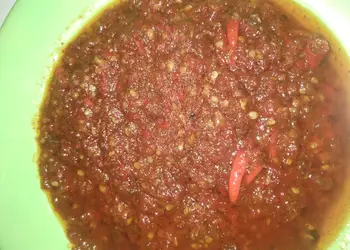 Mudah Cepat Memasak Sambal terasi pedas manis Nikmat Lezat