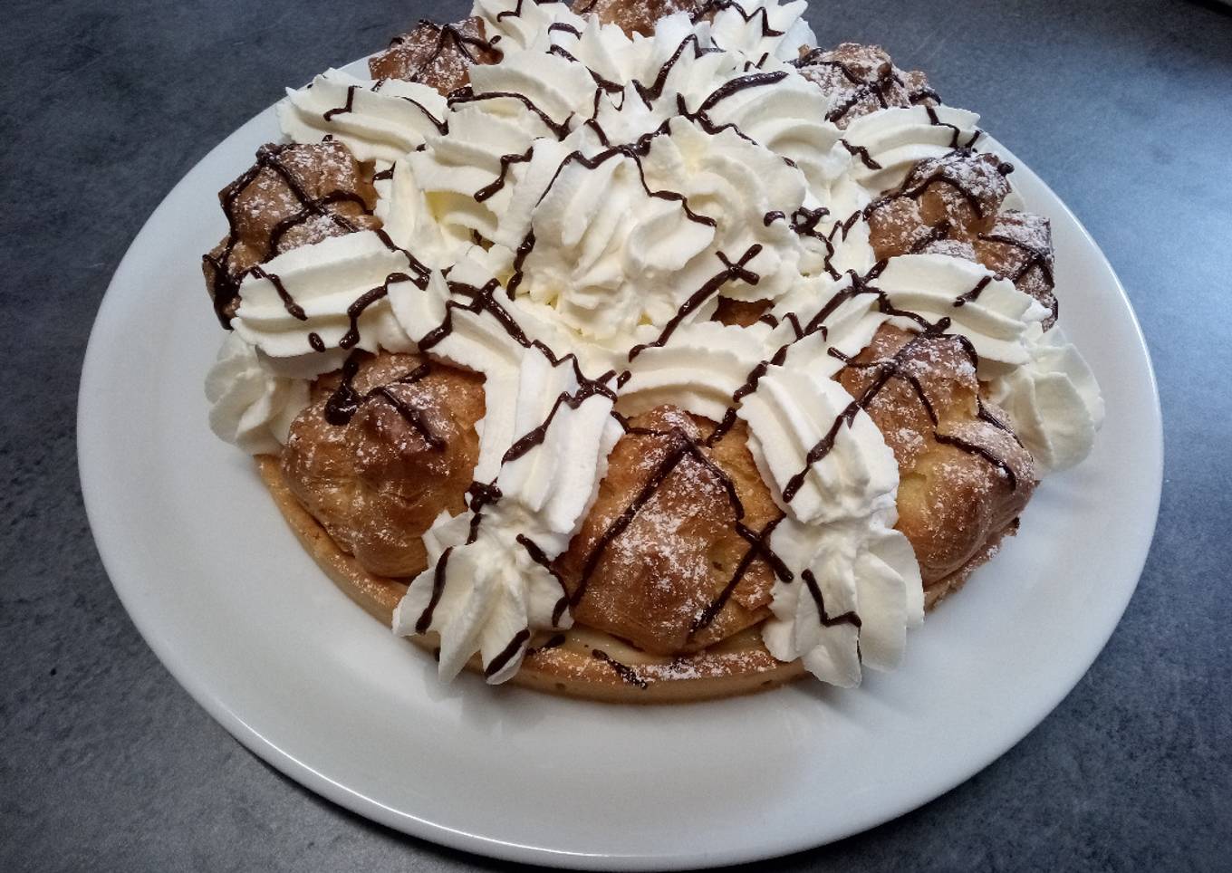 Tarte aux choux aux crèmes