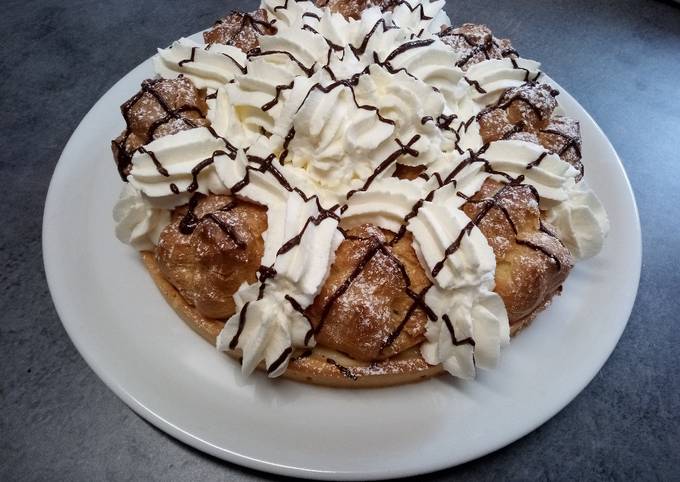 Tarte Aux Choux Aux Cremes De Ludovic Dauchez Cookpad