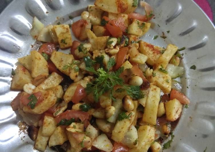 Falahari aalo chaat Falahari aalo chaat