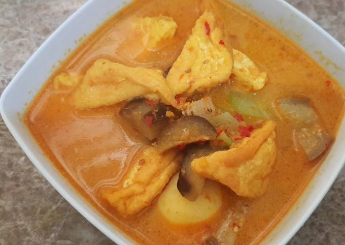 Resep Sayur Tahu Kuah Kuning Pedas Oleh Sepdwita Cookpad