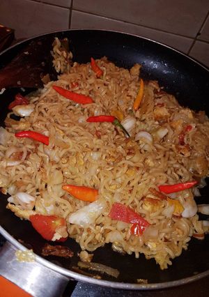 Foto resep Mie goreng simpel